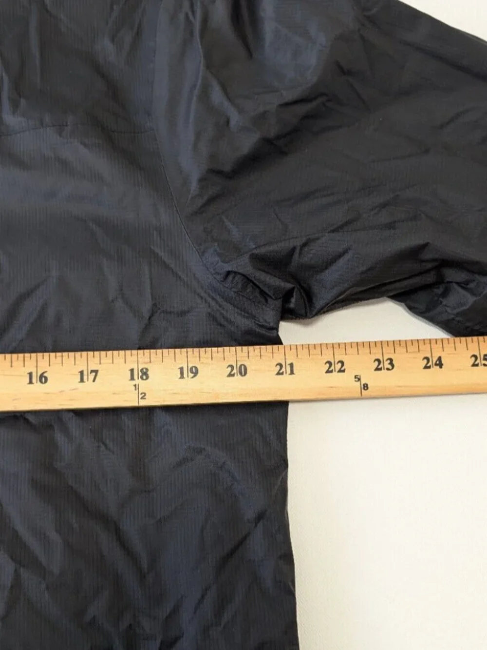 Eddie Bauer Jacket Mens Small Black Weatheredge Hooded Full Zip Nylon Coat